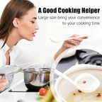 Large Plastic Serving Spoons, Disposable Heavy Duty Serving Spoons, Long Handle - Image 4