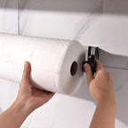 simpletome ONE Hand Tear Paper Towel Holder Under Cabinet Adhesive or Drilling - Image 8
