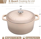 VORRINGARD Enameled Cast Iron Dutch Oven Pot - Image 2