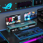 gianotter Dual Monitor Stand Riser, Desk Organizer - Image 7