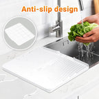 Silicone Dish Drying Mat for Kitchen Counter, Dish Drying Pad, Non-Slip Drain - Image 4