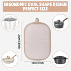 Hovico 2PCS Silicone Pot Holders, Oven Mitts Heat Resistant Hot Pads - Image 2