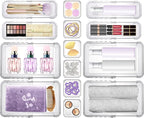 14 Pcs Clear Drawer Organizer, Adjustable Drawer Storage Box, 3-Size Desk - Image 7