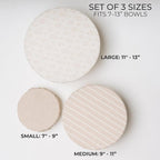 Beautiful Linen Cotton Blend Bowl Covers - Image 4