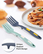 Silicone Flexible Long Handler, 11.6 Inch Heat Resistant Cooking Tool, Non - Image 4