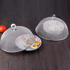 Ochine Stainless Steel Mesh Dome Food Cover Round Splatter Cover Screen Food - Image 3