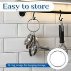 Stainless Steel Funnel, Large Medium Small Kitchen Funnel Set of 3 Metal - Image 5