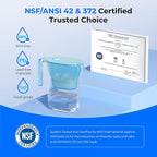 Waterdrop PT-05B-L Water Filter Pitcher, NSF Certified, 200-Gallon Long-Life - Image 5