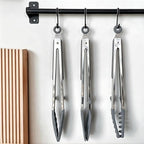 Tongs for Cooking, Food Grade Serving Tongs Set of 3 - Image 6