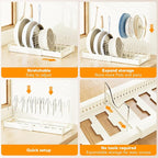 Dayacoco Pot and Pan Organizer, Expandable Pot Organizers Inside Cabinet - Image 3