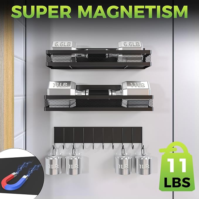 3 Pack Strong Magnetic Spice Rack - Image 3