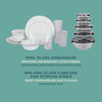 Gibson Home 74 Piece Kitchen in a Box Pots and Pans Cookware, Plates and Bowls - Image 8