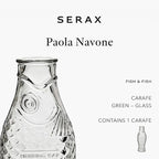 Serax Glass Water Pitcher | Fish & Fish glassware by Paola Navone | Wine Carafe - Image 3