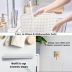 ZLR Silicone Dish Drying Mat 12" x 12" Square - Image 4