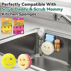3-IN-1 Multiuse Sponge Holder for Kitchen Sink, Sponge Caddy for Scrub - Image 6