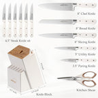 Knife Set, Kitchen Knives Set - Image 7