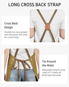 Syntus Chef Apron for Men Women Kitchen Cooking Apron - Image 5