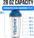 VELOMIX -2 Pack- 28 oz Protein Shaker Bottles - Image 4