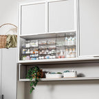Yieach 8 Pack Small Clear Stackable Storage Drawers, 2.2'' Tall Desk - Image 5