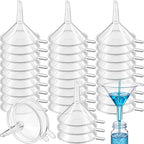 Hoolerry 50 Pcs Small Funnel for Filling Small Bottles Clear Plastic Mini by Hoolerry