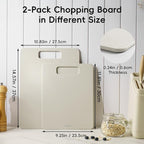 Wood Fiber Cutting Board Set of 2, Dishwasher Safe, Non-Toxic Cutting Board - Image 5