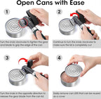 Beneno Can Opener, Manual Side Safe Cut Can Opener Smooth Edge - Image 6
