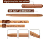 BAMBOO LAND- French Rolling Pin Set, Natural Wood Rolling Pins - Image 3