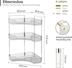 Aveniee Corner Bathroom Counter Organizer, Bathroom Countertop Shelf Makeup - Image 5