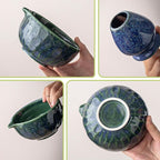 Clay&Fire Matcha Whisk Set，9 Pcs Ceramic Matcha Set, 15 OZ Matcha Bowl - Image 4