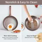 12Pcs Pots and Pans Set, Nonstick Cookware Sets, Non Stick Pots and Pan Set - Image 5