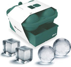 Ball Ice Cube Tray and Big Ice Cube Molds by glacio