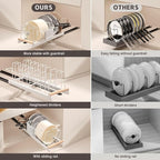 Magheo Pull Out Pots and Pans Organizer Under Cabinet - Image 4
