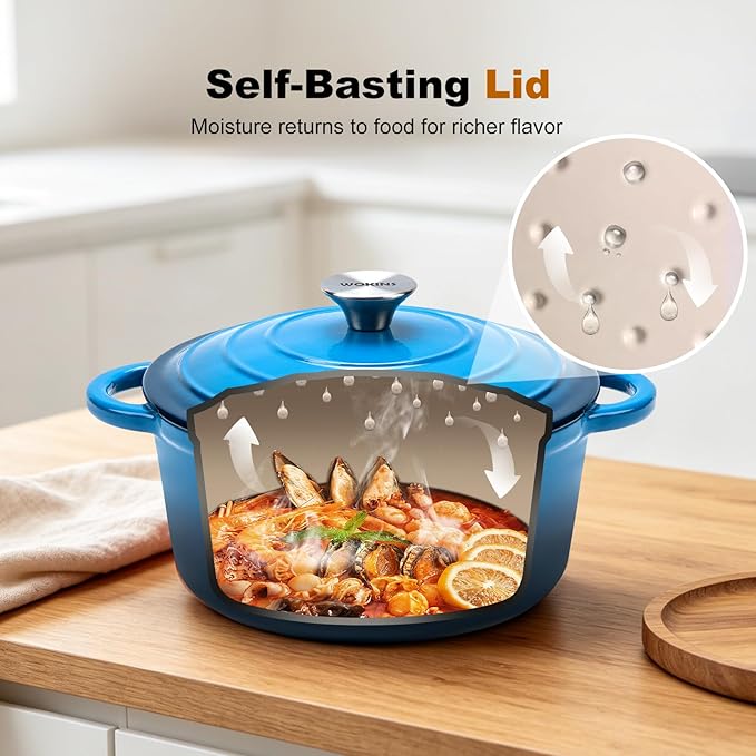 Enameled Cast Iron Dutch Oven - Image 4