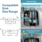 GSlife Small Sink Dish Drying Rack - Image 3