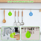 Kitchen Funnel Set 7 Pack, Collapsible Silicone Funnel - Image 2