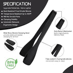 SOLEADER 11 Inch Silicone Tongs - Image 5