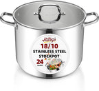 Herogo 24-Quart 18/10 Stainless Steel Stock Pot by Herogo