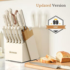 Knife Set, Astercook Kitchen Knife Set - Image 4