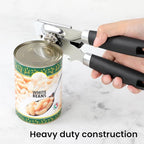 Manual Can Opener with Magnet Lid Lifter, Heavy Duty Handheld Tin Opener and - Image 5