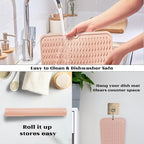 ZLR Silicone Dish Drying Mat 12" x 12" Square - Image 4