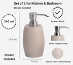 Clasin Home Sandstone Textured Resin Soap Dispenser - Image 3