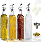 WERTIOO 4 Pack Olive Oil Dispenser Bottle by WERTIOO