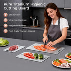 Titanium Cutting Board Set of 3, 100% Pure Titanium Cutting Boards - Image 2