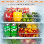 6 Pack Large Clear Plastic Drawer Organizer Trays, Acrylic Kitchen Drawer - Image 7