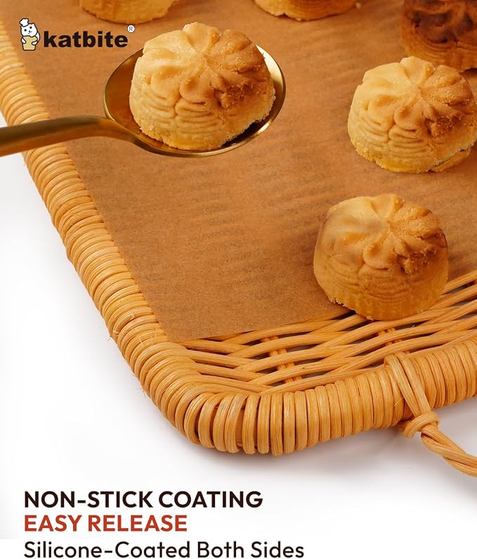 Katbite Air Fryer Disposable Paper Liners 100 Pcs, 9x11 Inch, Oil Resistant & - Image 6