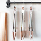 Tongs for Cooking, Food Grade Serving Tongs Set of 3 - Image 6