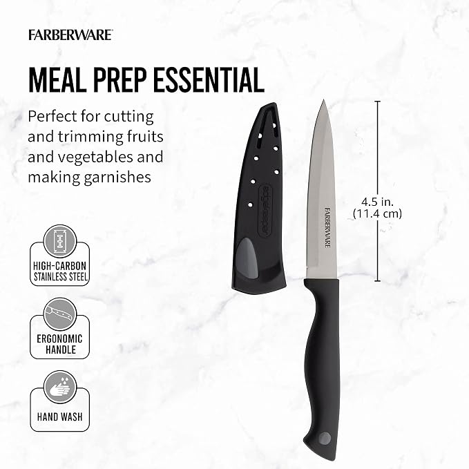 Farberware Edgekeeper 4.5-Inch Fine Edge Utility Knife - Image 3