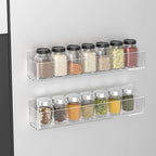 PMMASTO Adhesive Acrylic Spice Rack Organizer - Image 6