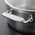 Tramontina Tri-Ply Clad Stainless Steel 6-Quart Saute Pan - Image 6