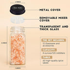 6Pcs Spice Jars with Label, 4oz Empty Square Seasoning Containers, Spice Jars - Image 2
